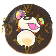 Louis Vuitton 2004 Monogram Panda Porte Monnaie Rond Coin Wallet M61928