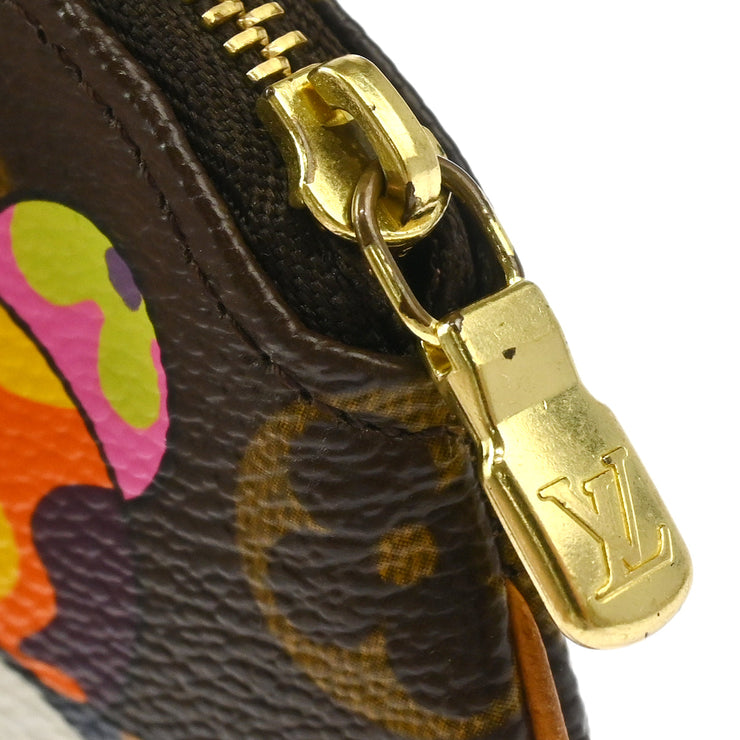 Louis Vuitton 2004 Monogram Panda Porte Monnaie Rond Coin Wallet M61928