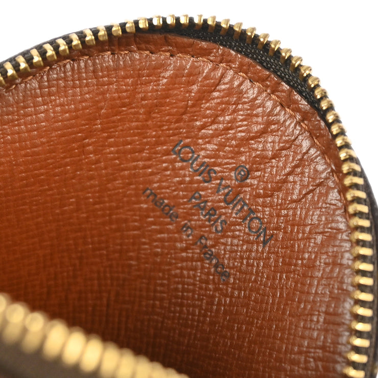 Louis Vuitton 2004 Monogram Panda Porte Monnaie Rond Coin Wallet M61928