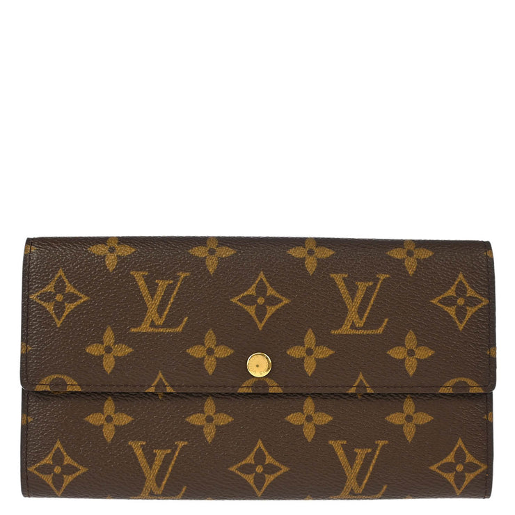 Louis Vuitton 2003 Monogram Porte Monnaie Credit Wallet M61726