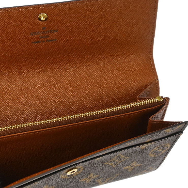 Louis Vuitton 2003 Monogram Porte Monnaie Credit Wallet M61726