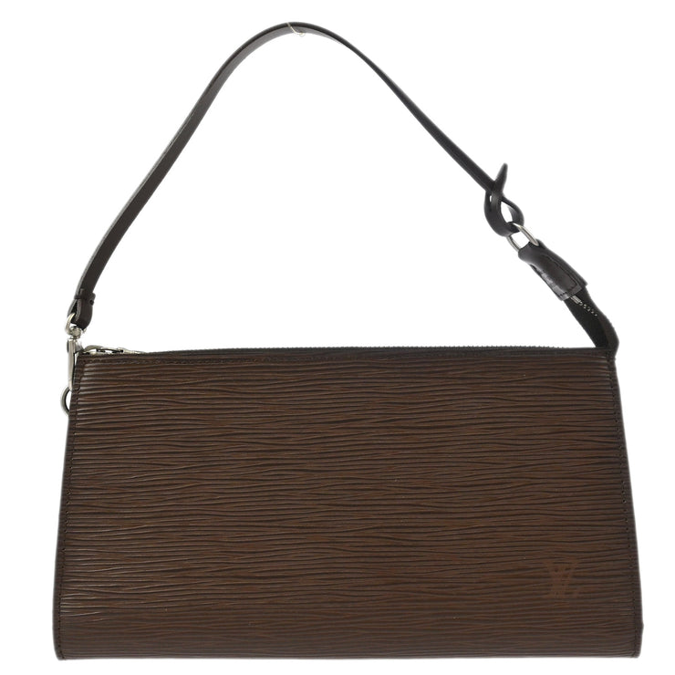 Louis Vuitton 2001 Brown Epi Pochette Accessoires 24 Handbag M5294D