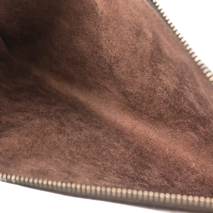 Louis Vuitton 2001 Brown Epi Pochette Accessoires 24 Handbag M5294D