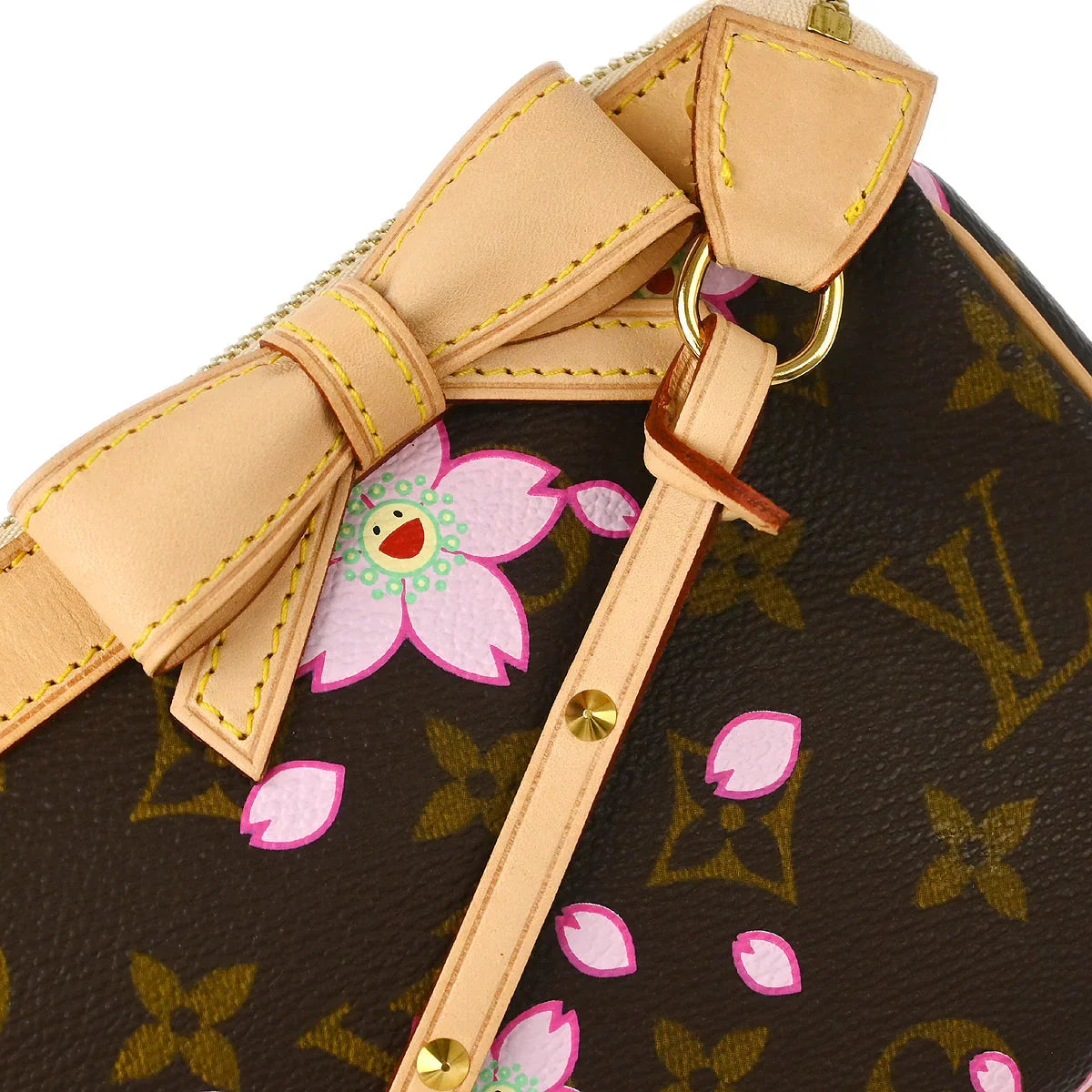 Louis Vuitton 2003 Cherry Blossom Pochette Accessoires Handbag M92006