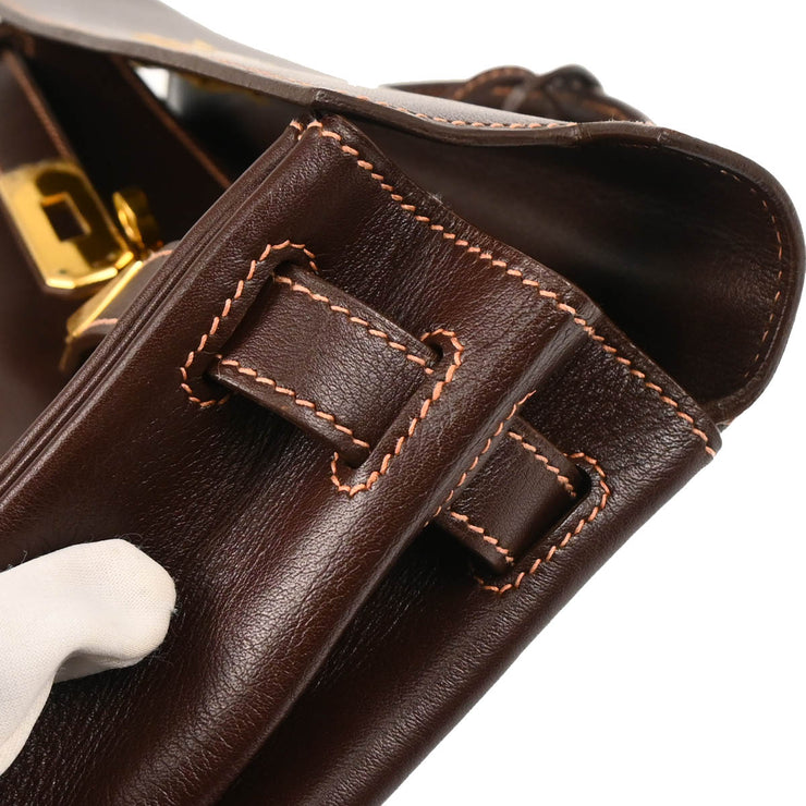 Hermes 1999 Havane Gulliver Kelly A Dos GM Backpack