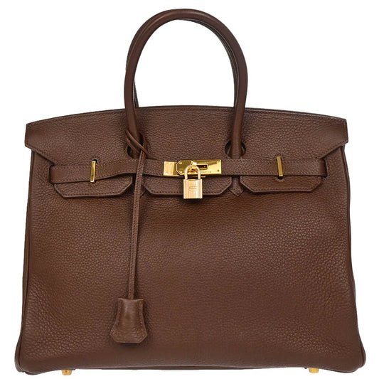 Hermes Havana Togo Birkin 35 Handbag