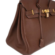 Hermes Havana Togo Birkin 35 Handbag