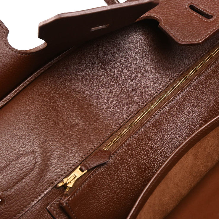Hermes Havana Togo Birkin 35 Handbag