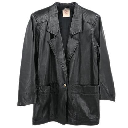 Loewe Leather Jacket Black #40