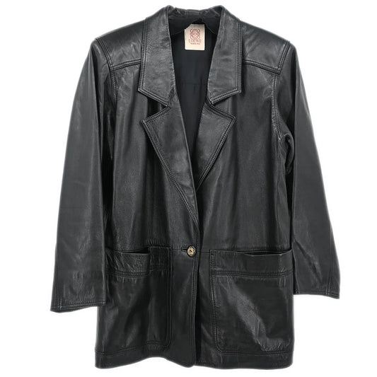 Loewe Leather Jacket Black #40