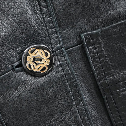 Loewe Leather Jacket Black #40