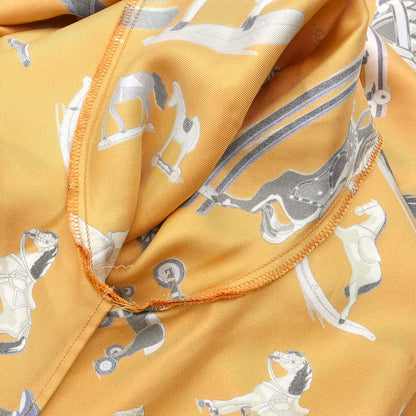 Hermes Shirt Blouse Beige #36