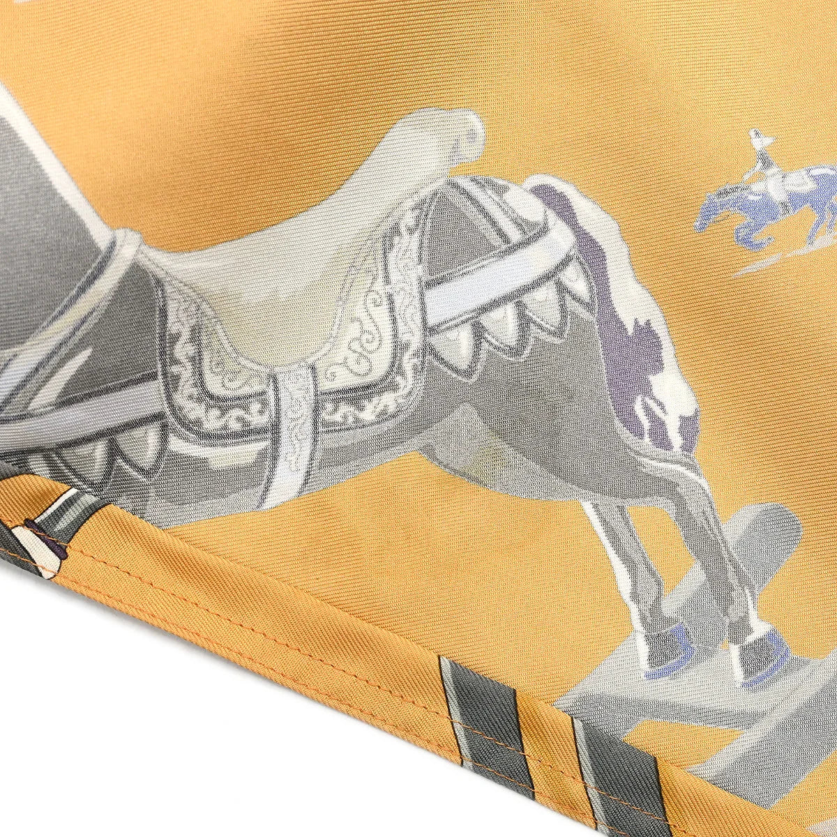 Hermes Shirt Blouse Beige #36