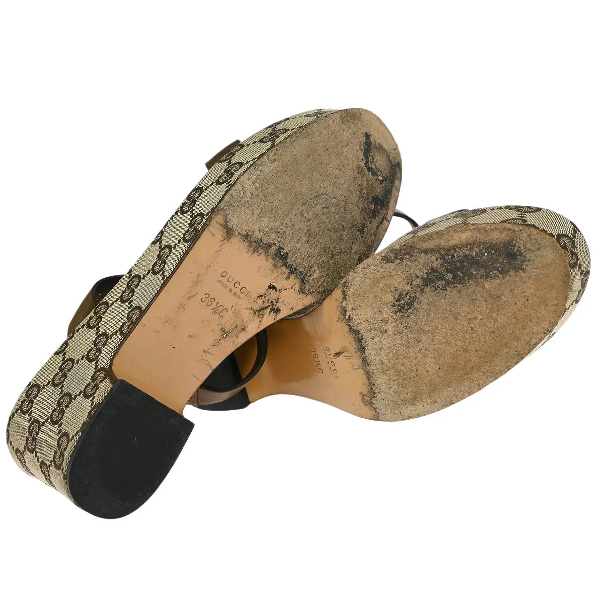 GUCCI ミュール 36C GUCCI - グッチ ミュール 091097 レディース SIZE 36 (M) GUCCI