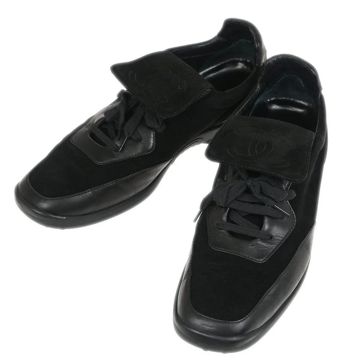 Chanel * Sneakers Shoes Black #40