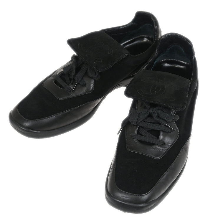 Chanel * Sneakers Shoes Black #40
