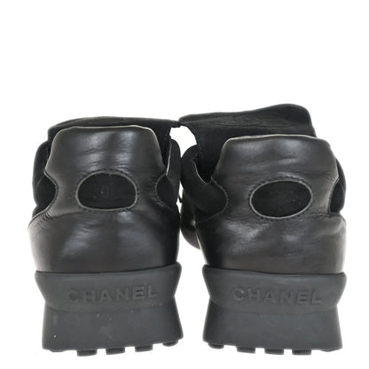 Chanel * Sneakers Shoes Black #40