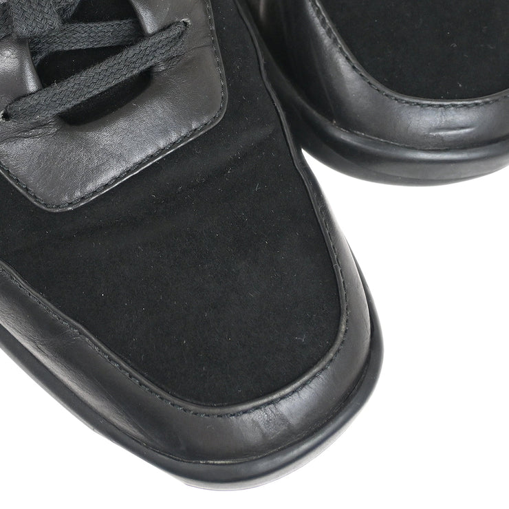 Chanel * Sneakers Shoes Black #40