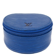 Louis Vuitton Blue Epi Ecrin Bijou 8 Jewelry Case Pouch M48225