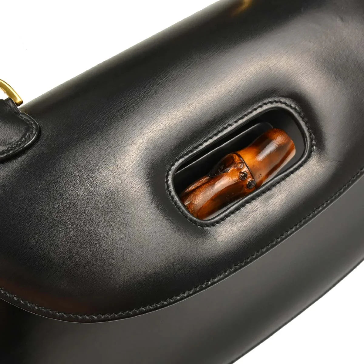 Gucci 1970-1990s Bamboo 2way Shoulder Handbag