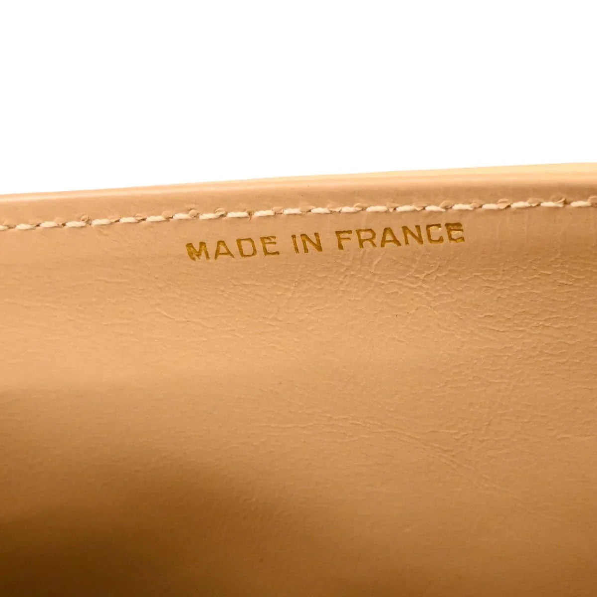 Chanel Beige Lambskin Paris Small Double Flap Shoulder Bag