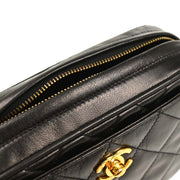 Chanel 1994-1996 Black Lambskin Camera Bag Mini