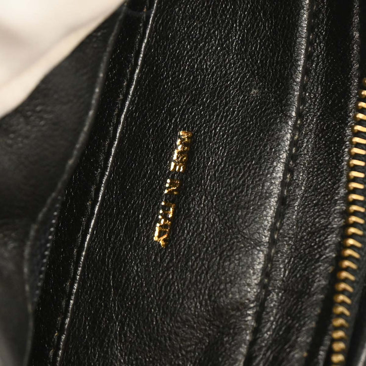 Chanel 1994-1996 Black Lambskin Camera Bag Mini