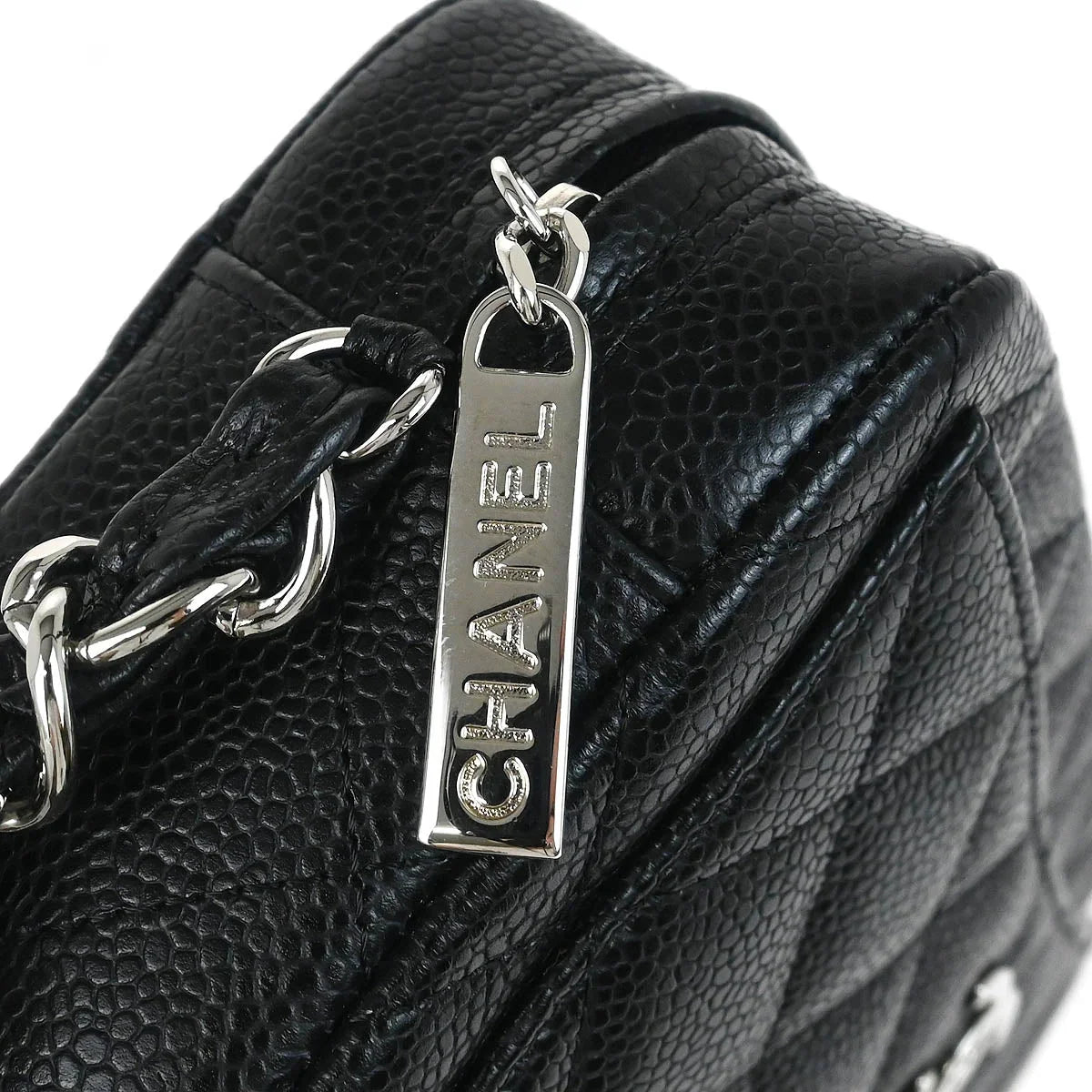 Chanel 2005-2006 Black Caviar Camera Bag