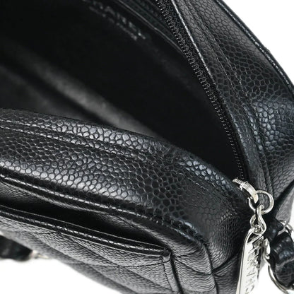 Chanel 2005-2006 Black Caviar Camera Bag