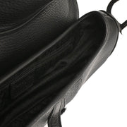 Christian Dior 2006 Black Leather Saddle Handbag