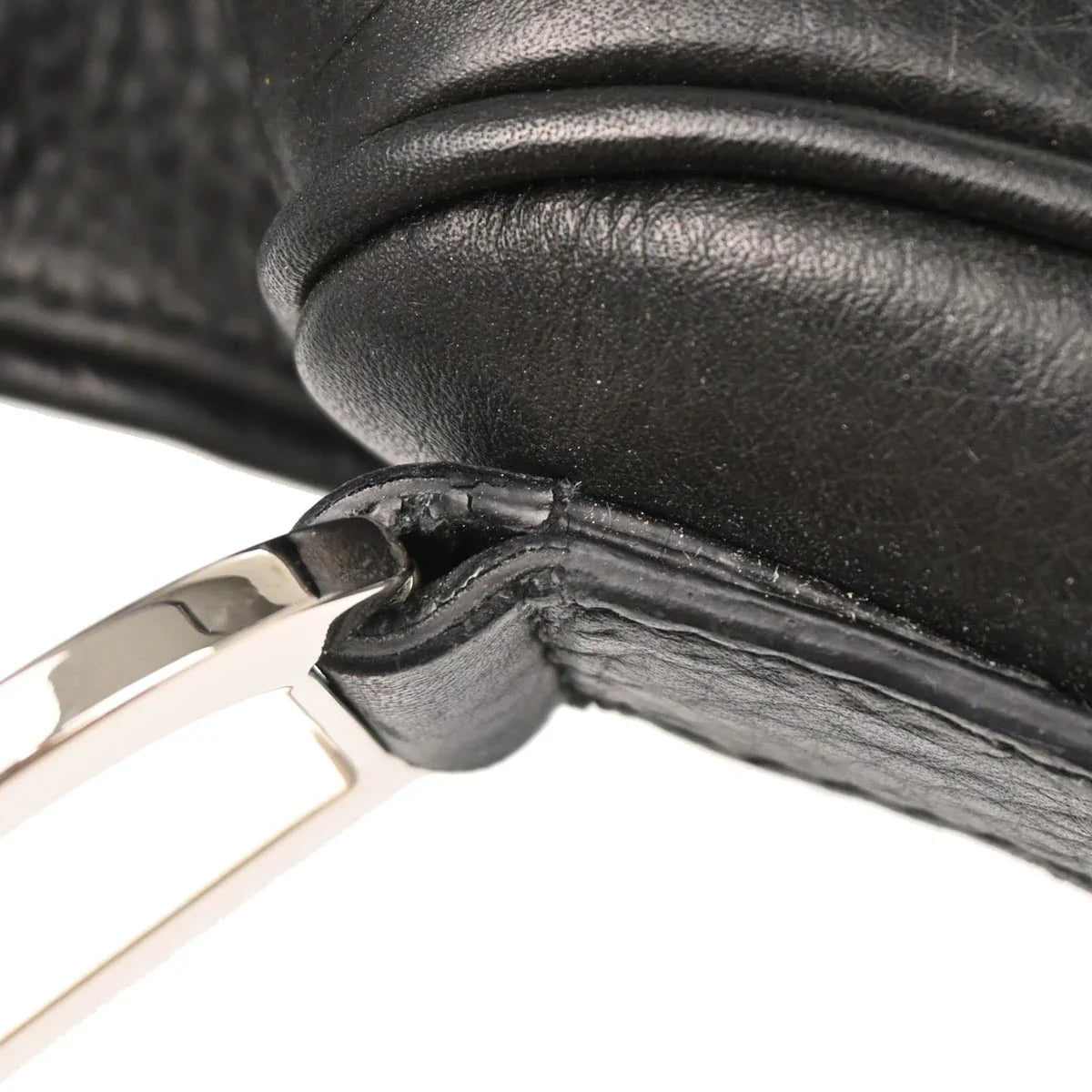 Christian Dior 2006 Black Leather Saddle Handbag