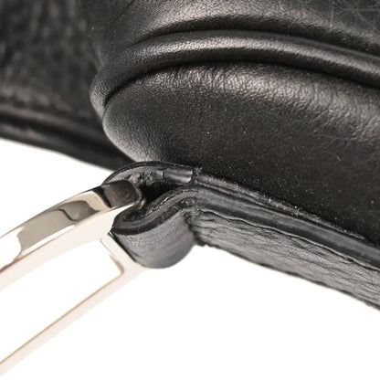 Christian Dior 2006 Black Leather Saddle Handbag