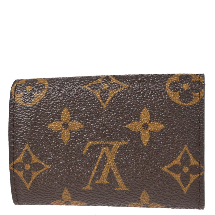Louis Vuitton 2007 Monogram Porte Monnaie Plat Coin Case Wallet M61930
