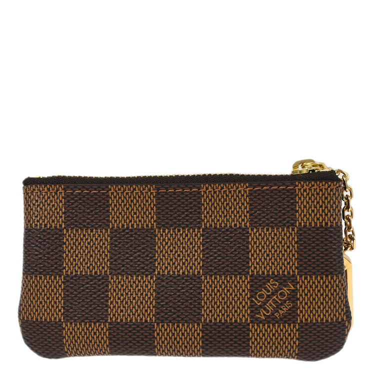 Louis Vuitton 2006 Damier Pochette Cles Coin Case Wallet Purse N62658
