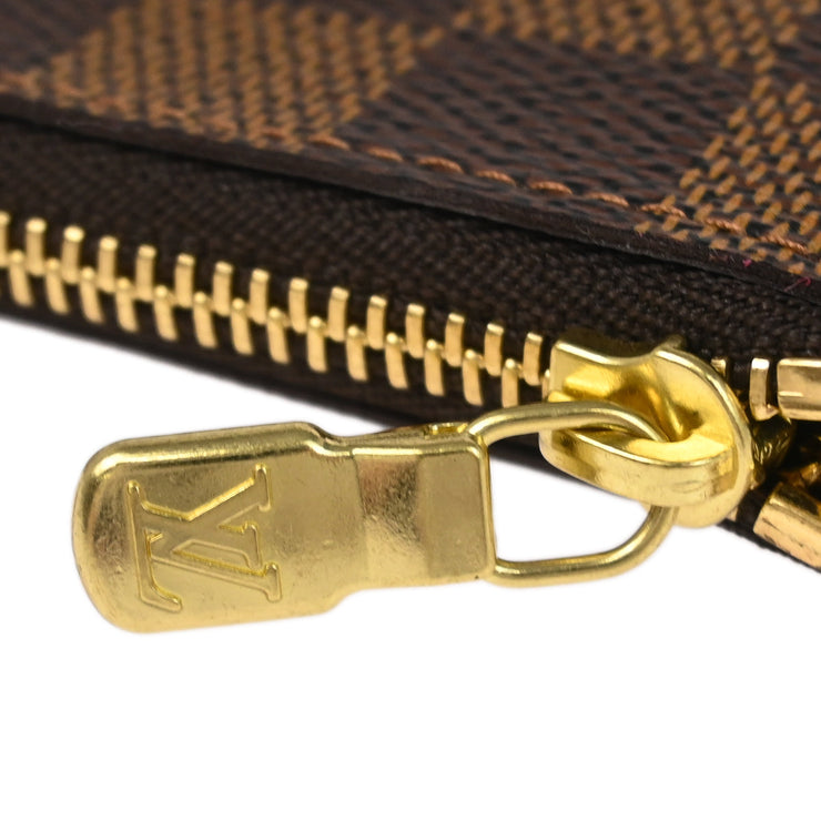 Louis Vuitton 2006 Damier Pochette Cles Coin Case Wallet Purse N62658