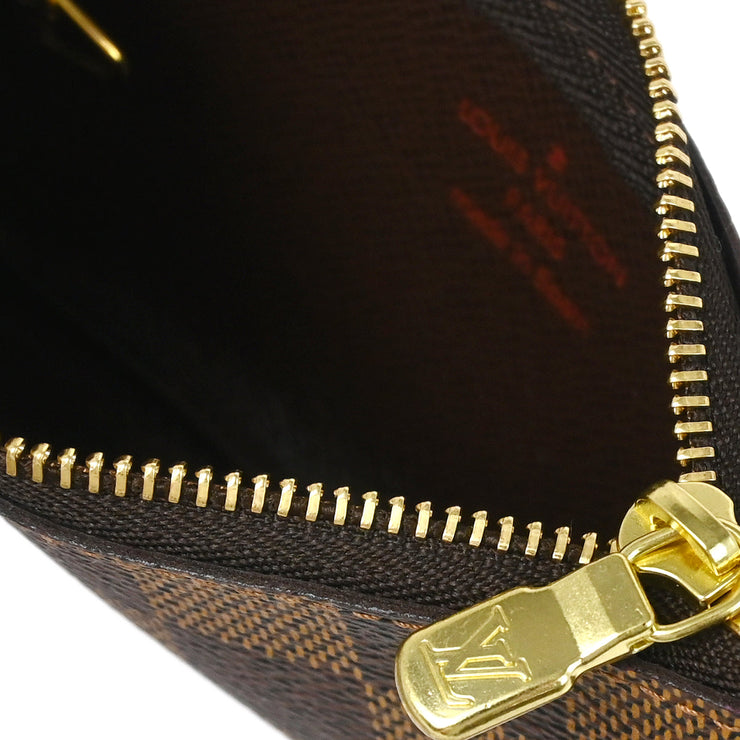 Louis Vuitton 2006 Damier Pochette Cles Coin Case Wallet Purse N62658