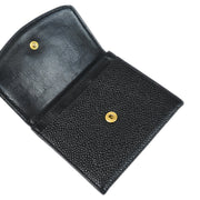 Chanel 1996-1997 Black Caviar Coin Purse Wallet