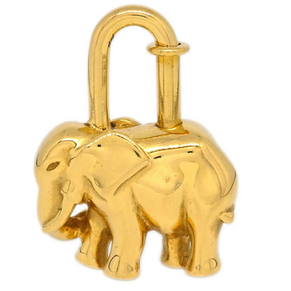 Hermes 1988 Elephant Cadena Gold Small Good