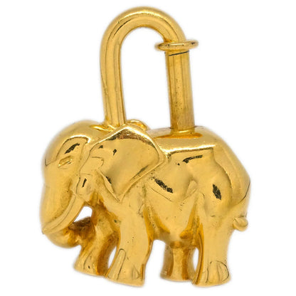 Hermes 1988 Elephant Cadena Gold Small Good