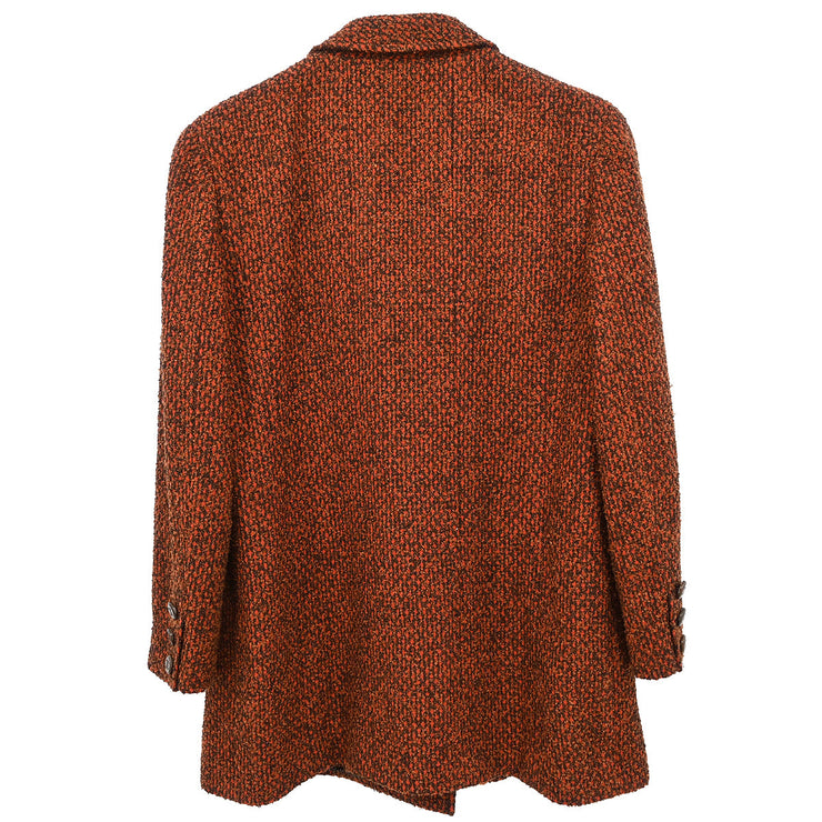 Chanel 1998 Double Breasted Jacket Brown #42