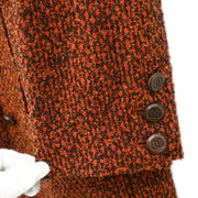 Chanel 1998 Double Breasted Jacket Brown #42