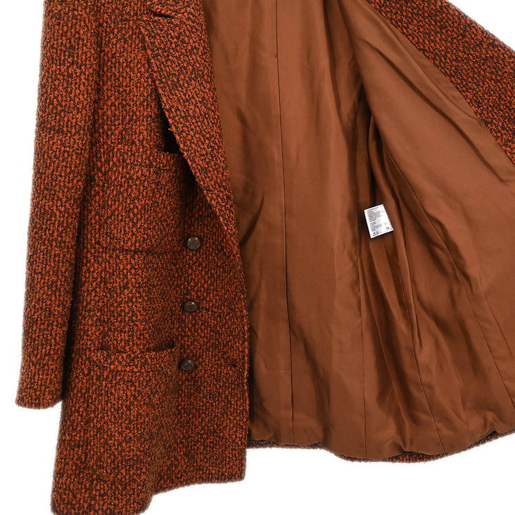 Chanel 1998 Double Breasted Jacket Brown #42