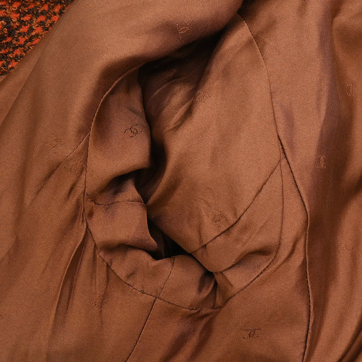 Chanel 1998 Double Breasted Jacket Brown #42