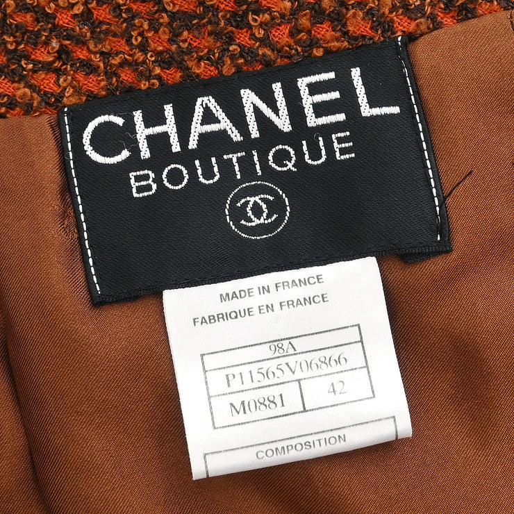Chanel 1998 Double Breasted Jacket Brown #42