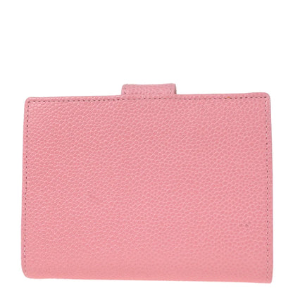 Chanel Pink Caviar Bifold Wallet Purse