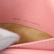 Chanel 2004-2005 Pink Caviar Bifold Wallet Purse