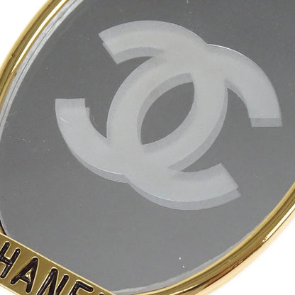 Chanel Bow Mirror Brooch Pin Gold