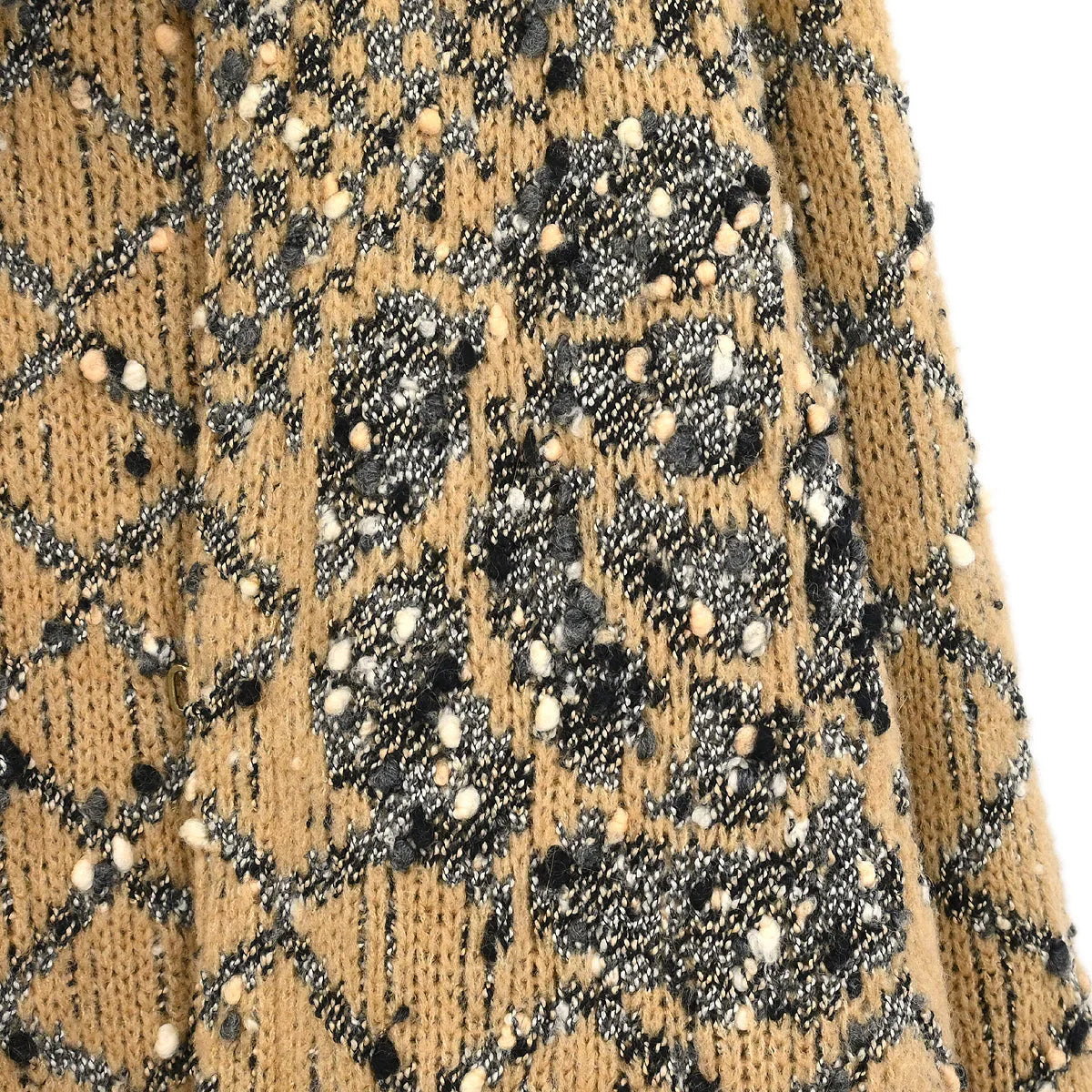 Chanel Ensemble Cardigan Sleeveless Top Brown