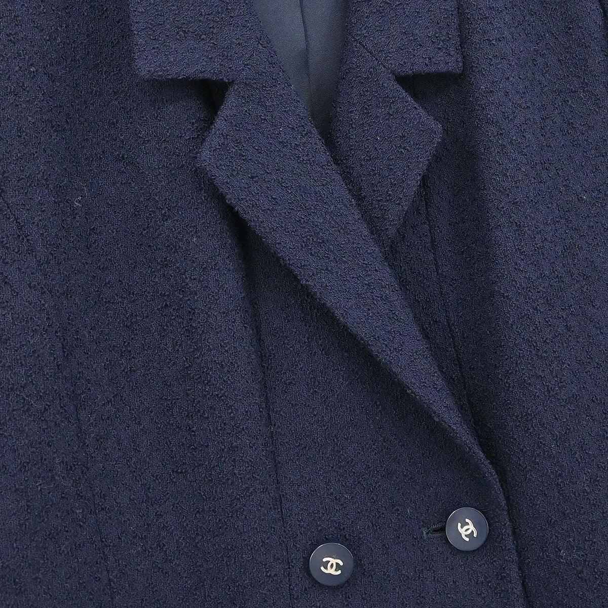Chanel 1996 Double Breasted Jacket Navy #42