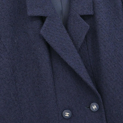 Chanel 1996 Double Breasted Jacket Navy #42